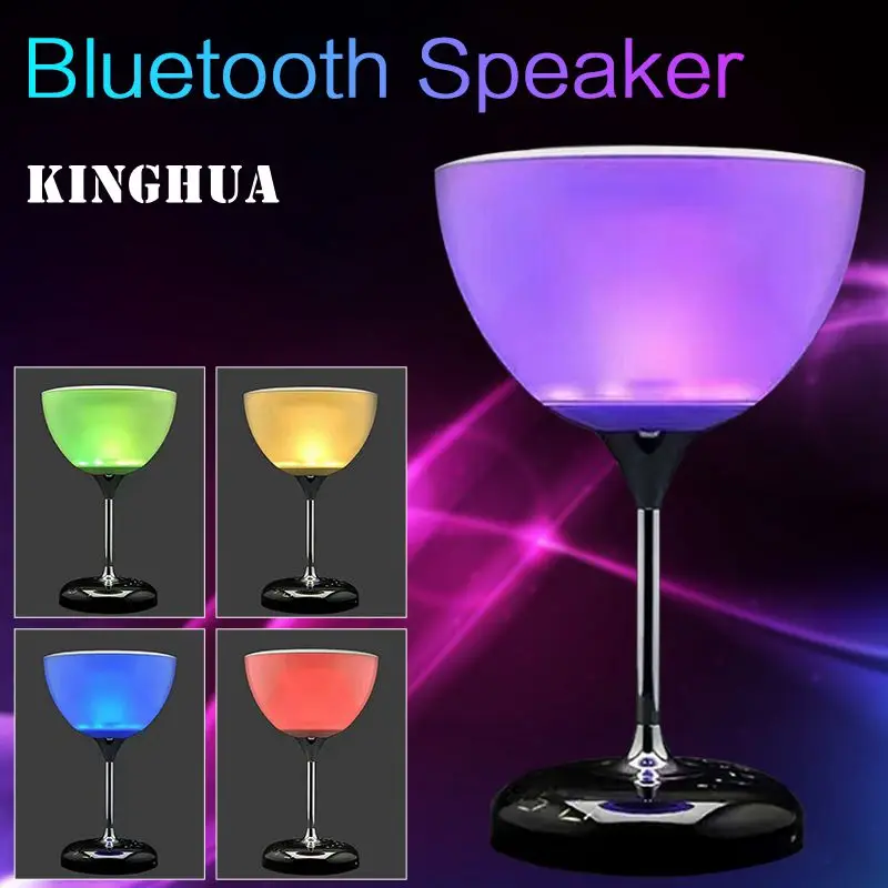 Christmas gift LED Light Portable Bluetooth speaker Wireless Bluetooth