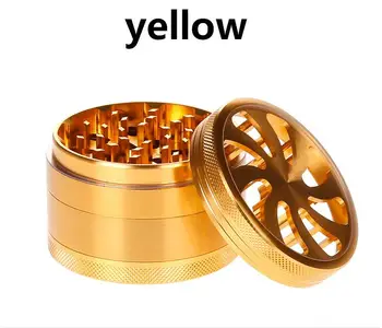 

12pcs/lot shape of flower GRINDER to cut tobacco herb for somke smoke detectors grinder crusher for cigarette as pipe accessary