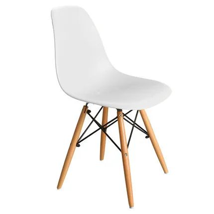 Высококачественный современный домашний стул для столовой пластиковый спинка компьютерный стул студенческий стул креативный стул из твердой древесины пластиковый деревянный стул - Цвет: Color 3