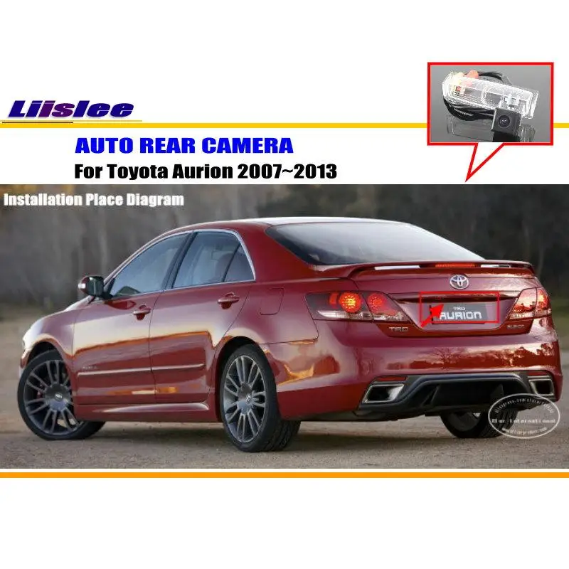 Автомобильная камера заднего вида для Toyota Aurion 2007 ~ 2013 HD CCD 1/3Nighr Vision RCA NTST PAL