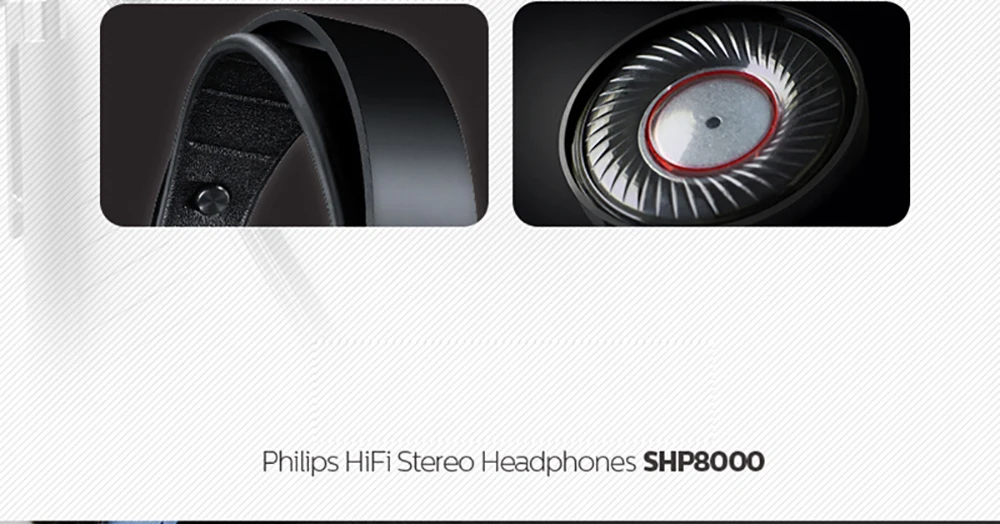 Профессиональные наушники Philips Hi-Res Audio SHP8000 с 40 мм драйвером HIFI звуковая поддержка микрофона проводное управление наушниками