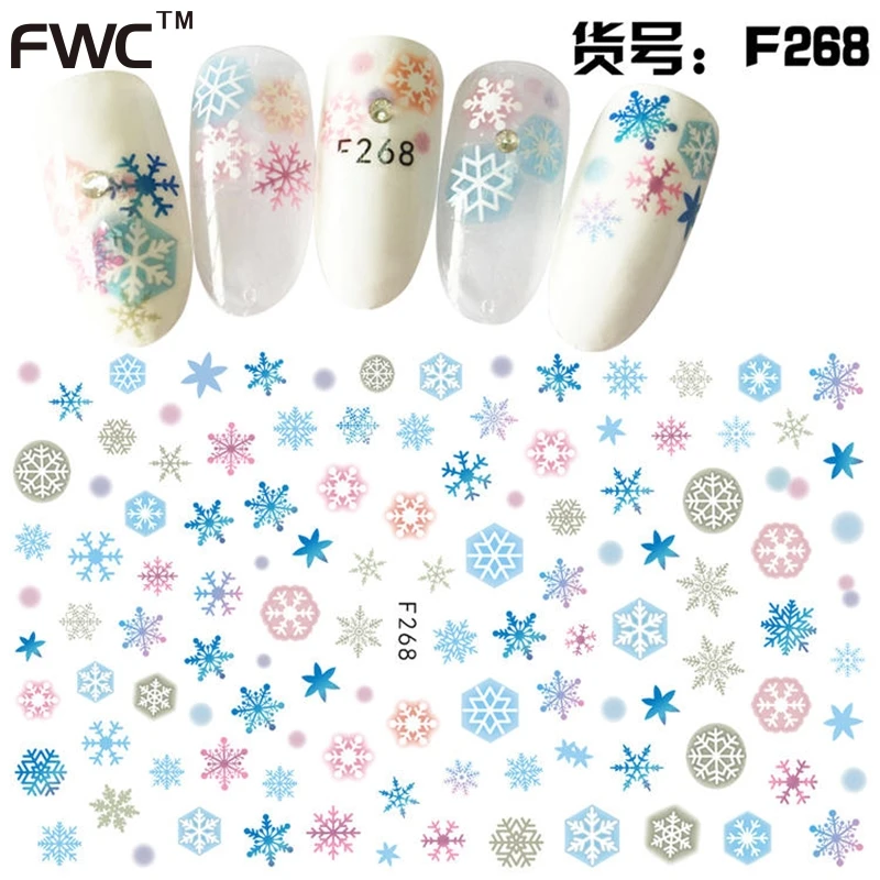 

ZKO 3D Snowflake Nail Art Stickers Nail Art Design Bling Shinning Butterfly Self Adhesive Nail Tattoos