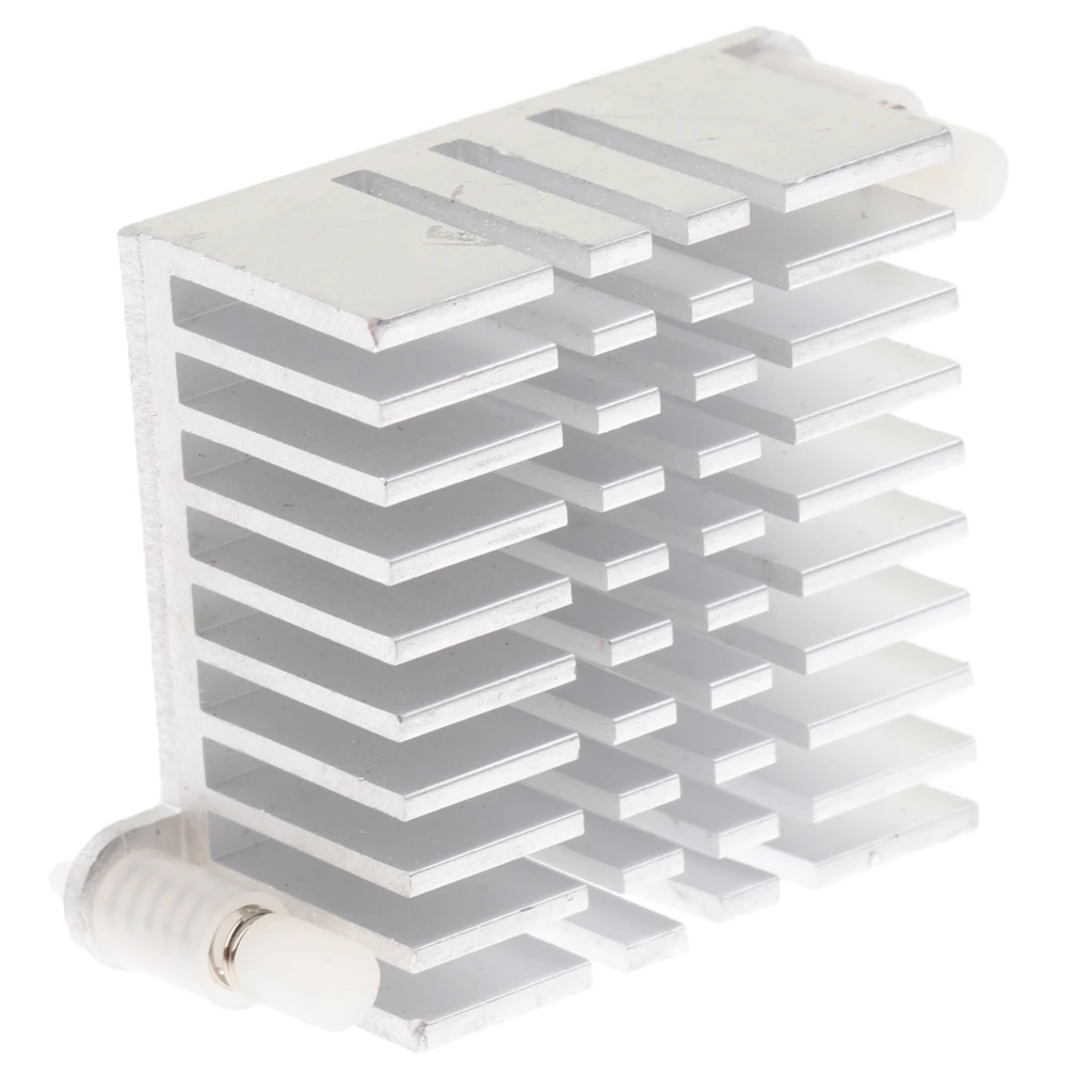 Aluminium Heat Sink North South Bridge Electronic Radiator 40*38*19mm Silver