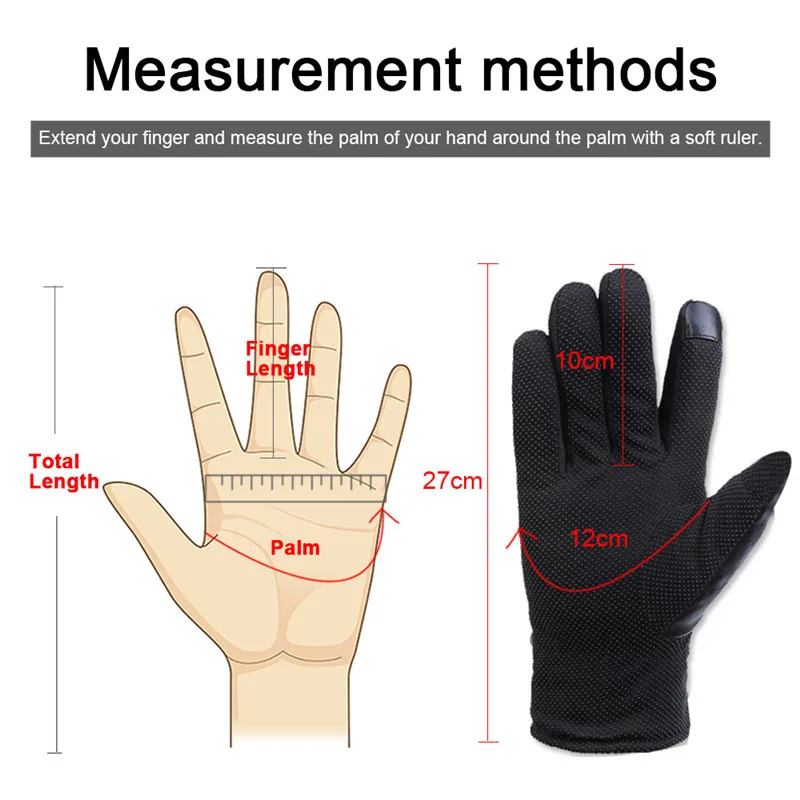 Зимние теплые водонепроницаемые перчатки для байкеров, Умные перчатки с ...