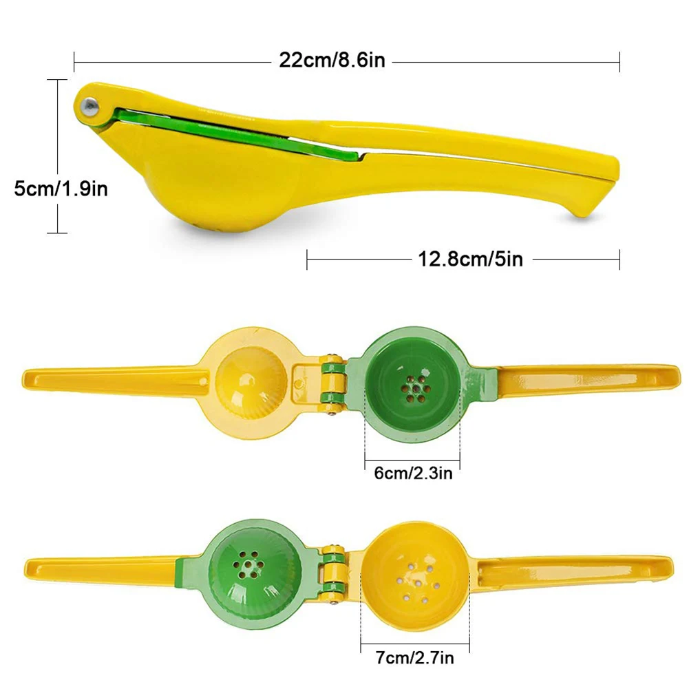 Lemon Squeezer Aluminum Alloy Orange Juicer Fruit Juice Reamers Fast Handle Press Multifunctional Tool Kitchen Tools Accessories