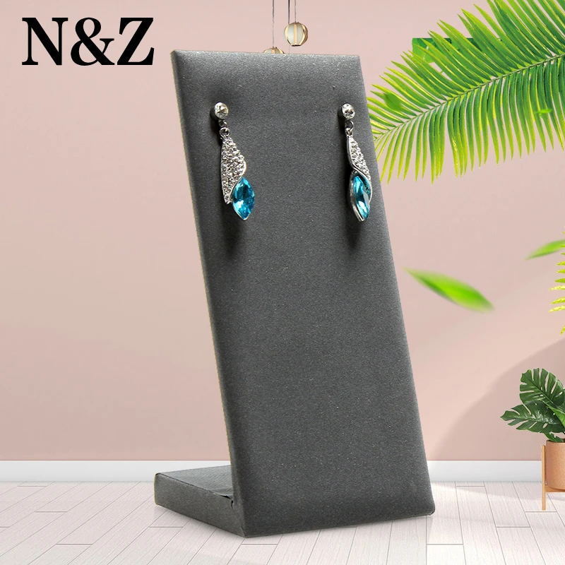 N & Z новый кортический матовый материал L форма серьги дисплей уха стенд держатель Органайзер-держатель ювелирных изделий съемный