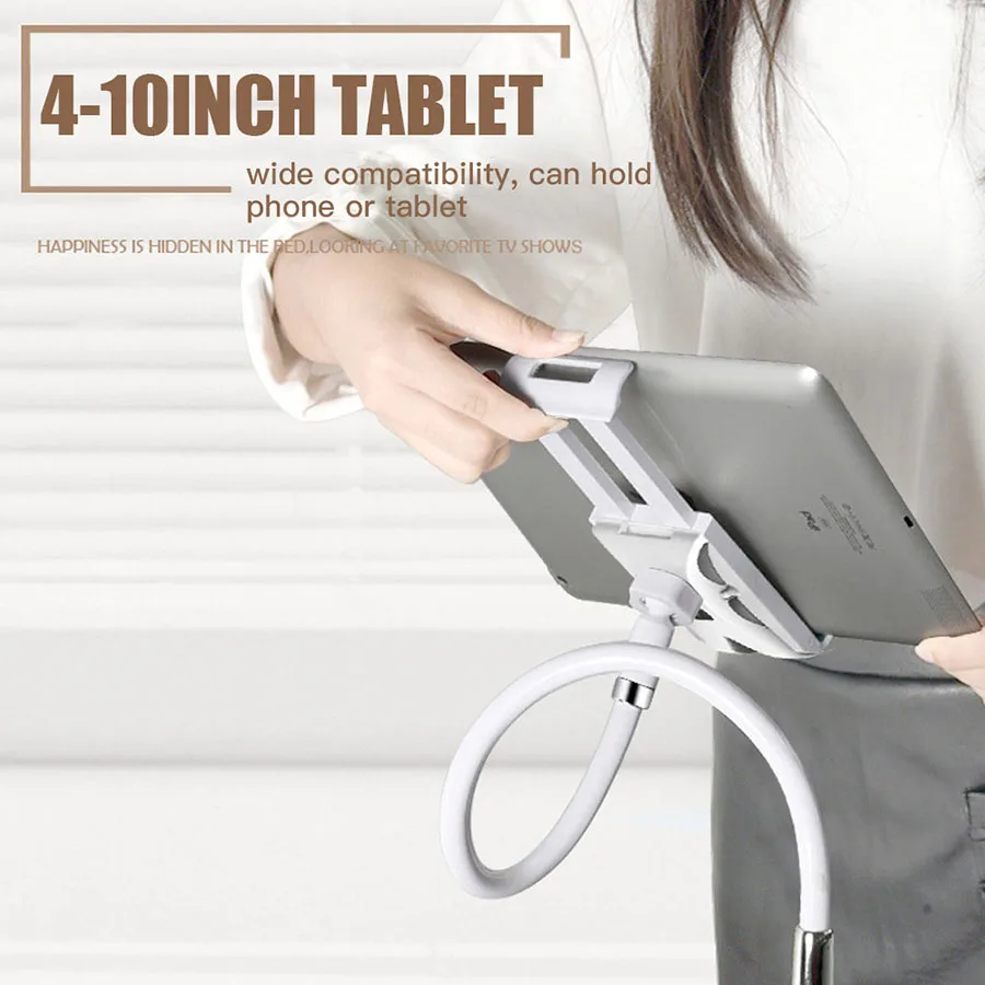 Universal Tablet Mobile Phone Holder Flexible Long Arm Lazy Holder Desktop Bed Stand Bracket for 4-10.5 inch Tablet PC Phones (4)