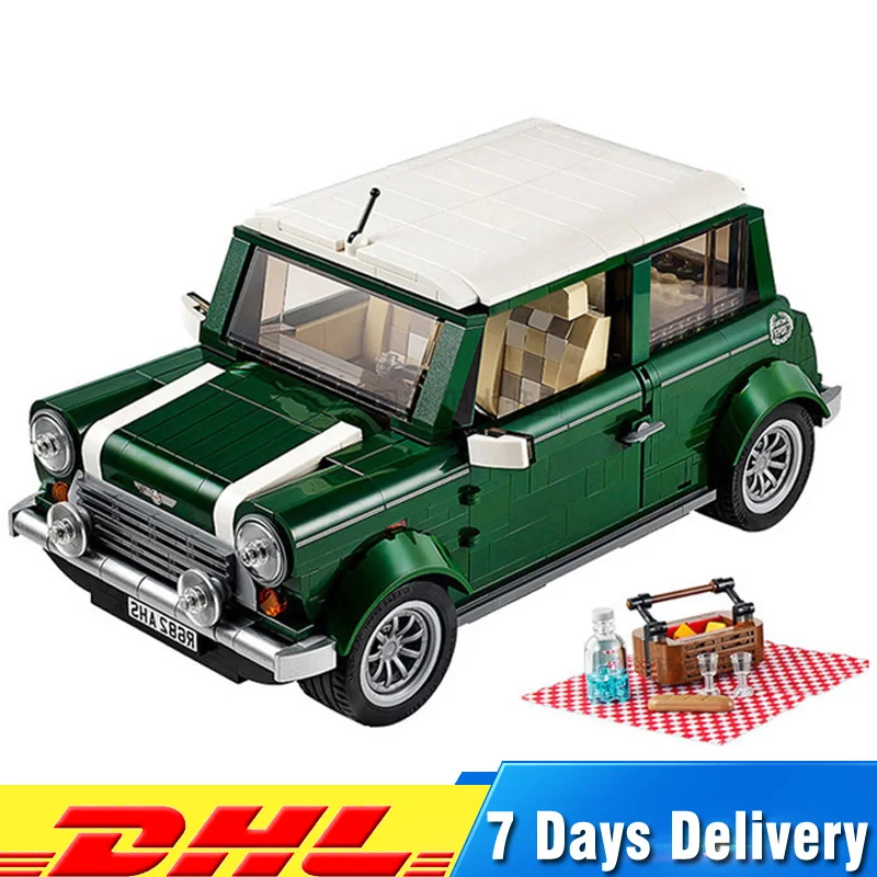 

Free Shipping 1108 Pcs MINI Cooper Car Model Building Kits Blocks Bricks Toys for Children Compatible Legoingly 10242
