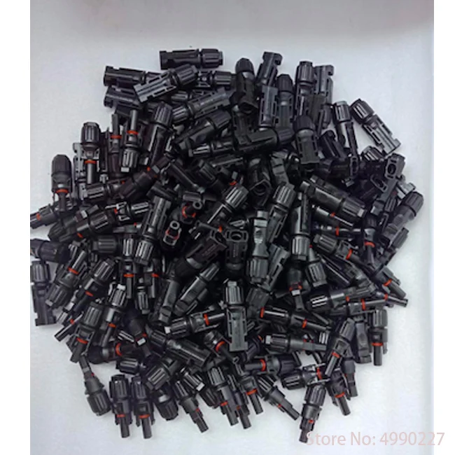 

200 Pairs/lot MC4 Male + Female M/F Connectors Set for PV Solar Panel Cable AccessoriesIP67 TUV 1000Vdc UL 600Vdc Solar