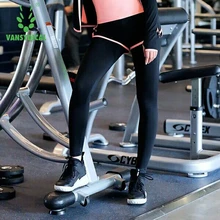 Женские плотные брюки для бега, колготки для йоги, спортивные эластичные штаны, одежда, тонкие леггинсы