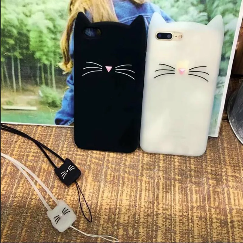 Ремешок + Мягкий силиконовый чехол для телефона Huawei P10 Lite P10Plus с 3D рисунком улыбки