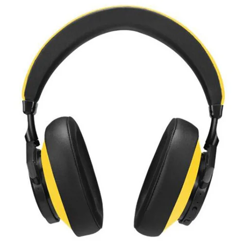 Новое поступление Bluedio T7 Bluetooth наушники пользовательский активный шумоподавление HiFi Звук гарнитура с микрофоном распознавание лица - Цвет: Yellow
