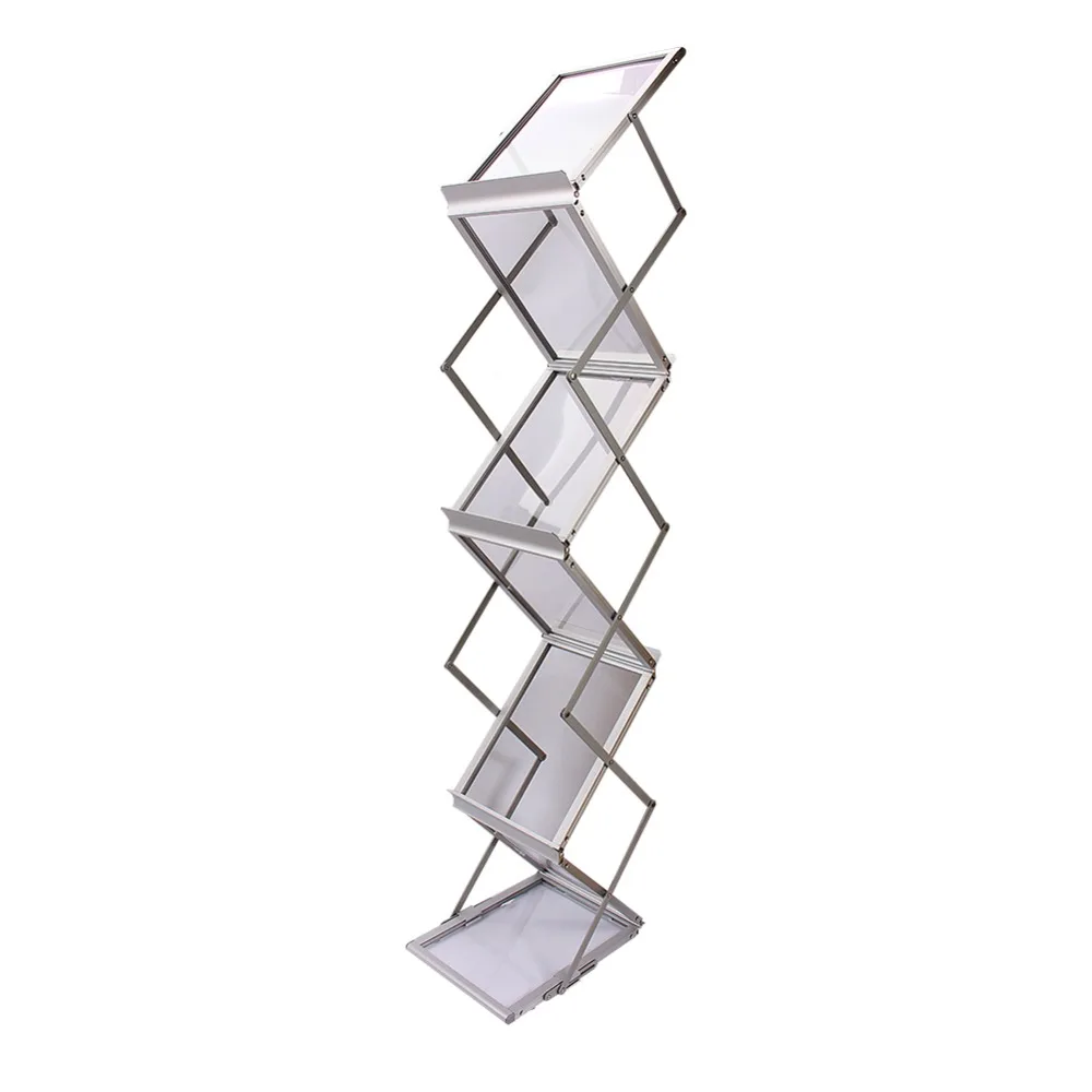 

A4 Show Display Stand Folding Literature Brochure Rack Exhibition Leaflet Holder Tool Accessroy
