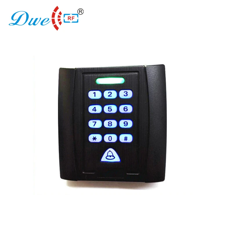 

Low cost 125khz plastic access control keypad stand alone RF door lock opener support external door bell