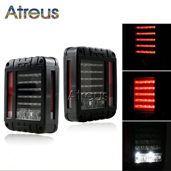 

Atreus LED Tail Lights For 07-16 Jeep Wrangler JK accessories USA/EU Rear Brake Reverse Lamps 480LM Brake Tail Lights Kit 12v