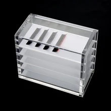 Ресницы Прозрачная Коробка Футляр для ресниц коробка для макияжа контейнер для демонстрации клей держатель палитры ресницы для наращивания инструменты для наращивания