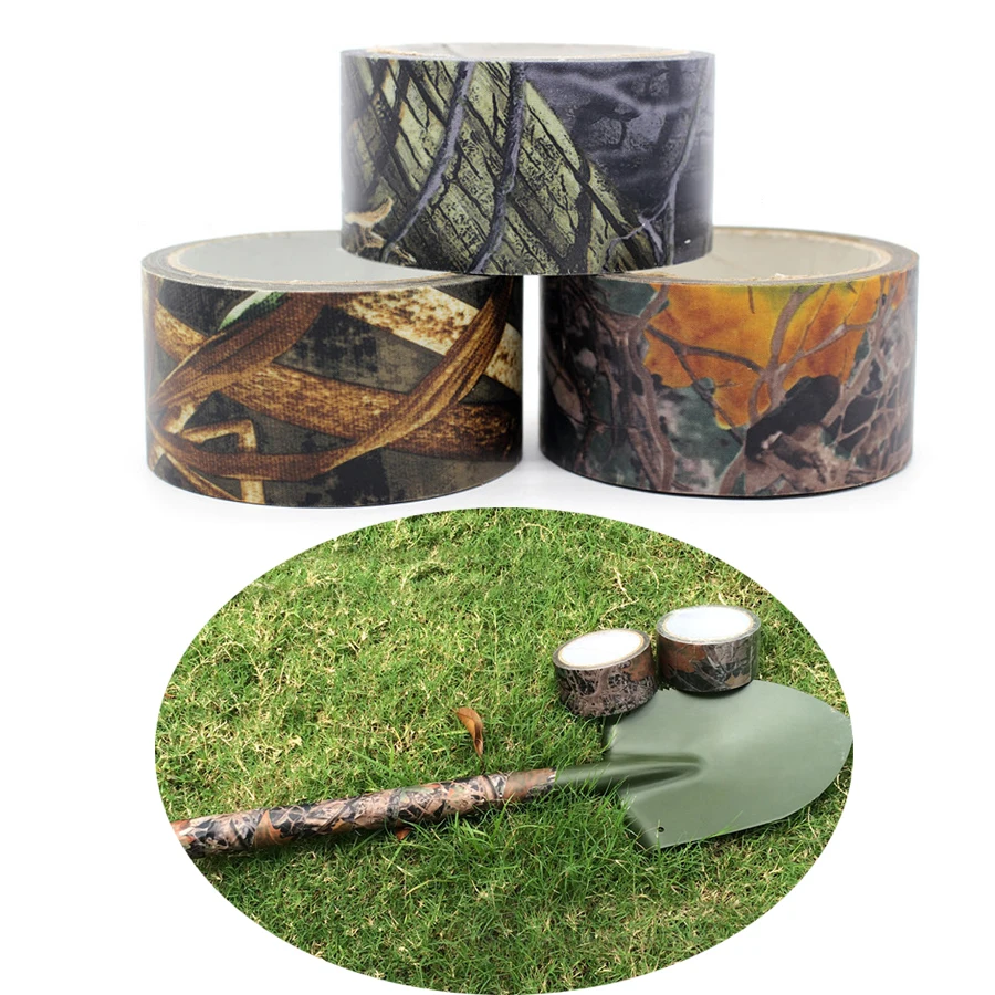 

10mx5cm Army Camo Tape Hunting Shooting Maple Leaf Bionic Camouflage Adhesive Outdoor Tactical Accessories for Training Airsoft