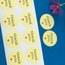 1200 шт./лот спасибо Стикеры этикетки Бумага Самоклеящиеся уплотнения этикетки подарок/коробка/cups/карты упаковка этикетки