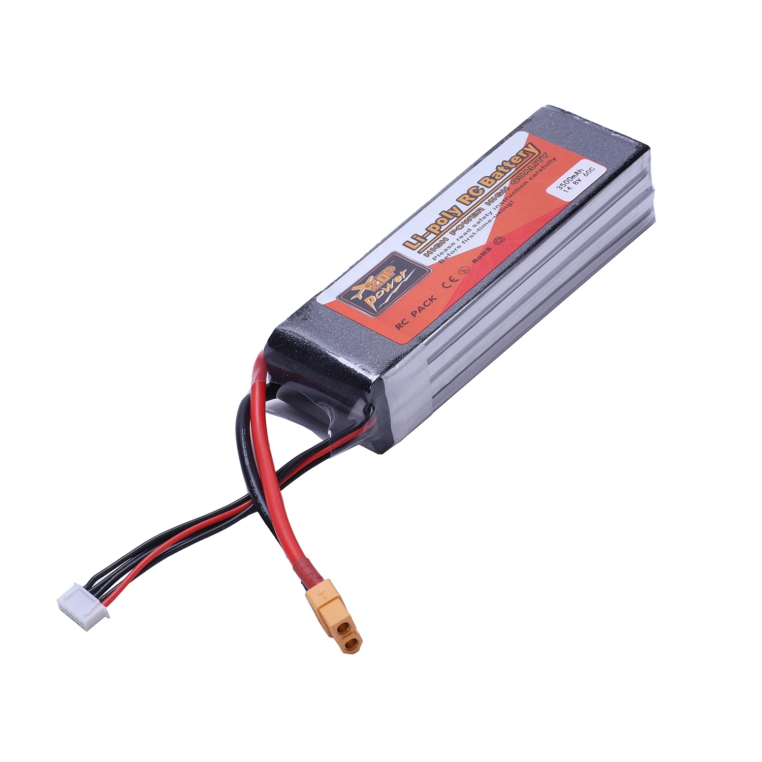 ZOP питания 14,8 V 3500 мА/ч, 4S 60C Lipo Батарея XT60 штепсельной вилки