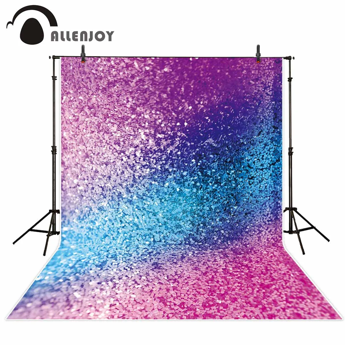 

Allenjoy Блестящий Фон для фотосъемки Русалочка Блестящий детский душ день рождения фон для фотосессии реквизит для фотосессии