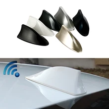 Para hyundai tucson solaris acento elantra i30 ix35 hb20 barbatana de tubarão antena de rádio em branco antena do carro 3m adesivos acessórios