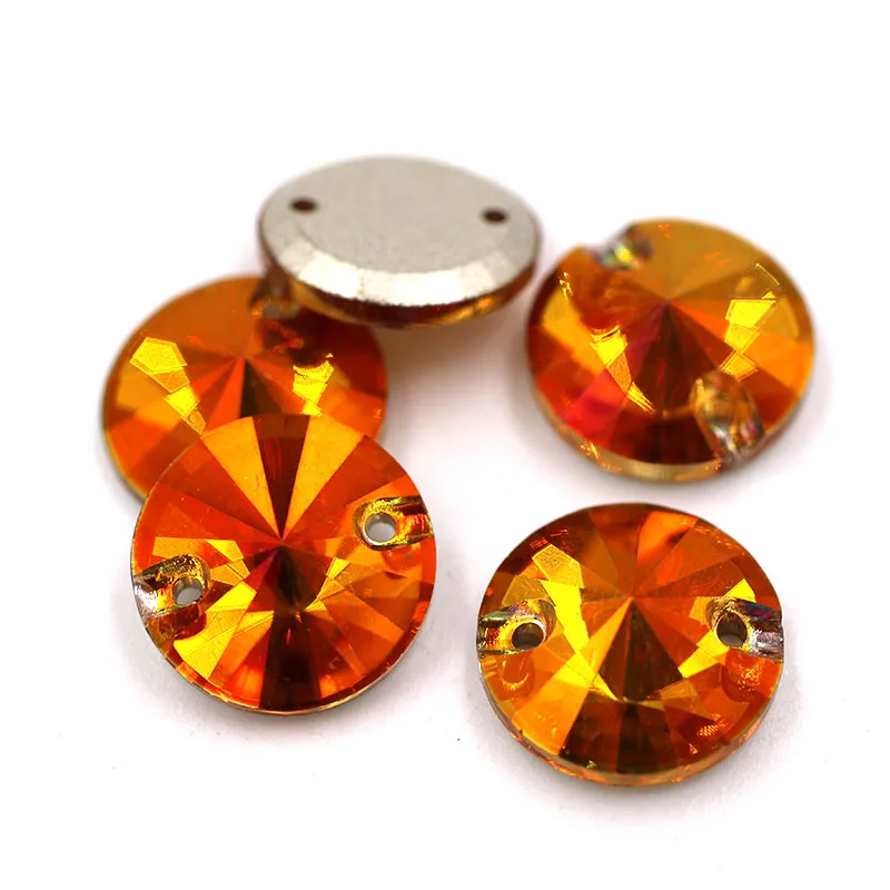 Новое высококачественное плоское заднее стекло пришивные стразы с двойным