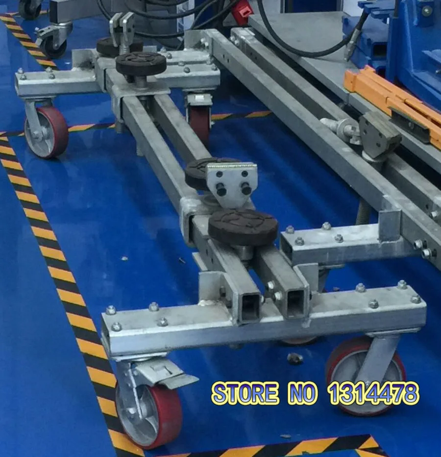 Posição da Roda Dolly com Rodízio do Rolamento da Roda de Carro Jack Auto Movendo Dolly 9 Dolly Com Rodízio Do Rolamento Da Roda de Carro