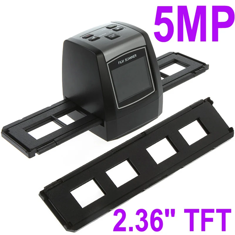 5MP 35mm USB Mini Portable LCD Digital Film Converter Slide Negative Photo Scanner Office Electronics Supplies | Компьютеры и офис