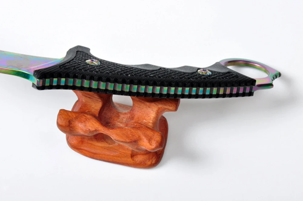 Высокое качество karambit неподвижный нож холодной Blade G10 ручка Открытый Отдых Охота Тактический Выживание Карманные Ножи EDC ручной инструмент