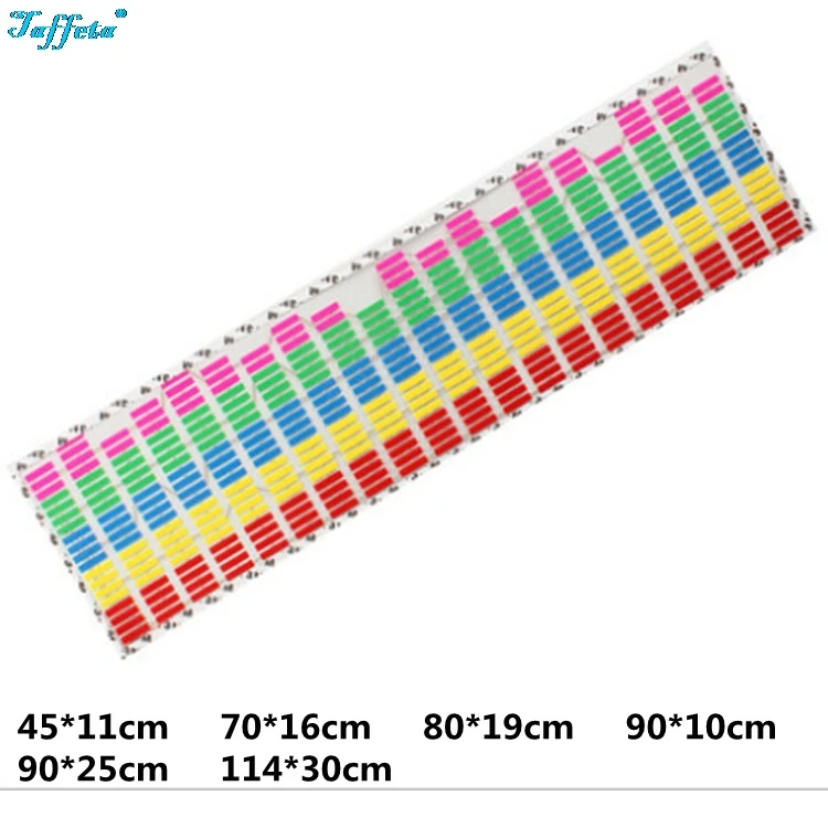 Многоцветный W45 W90 W70 W80 W90 W114 флеш-стикер для автомобиля, музыкальный ритм, светодиодный светильник EL Sheet, звуковая музыка, Активированный Эквалайзер