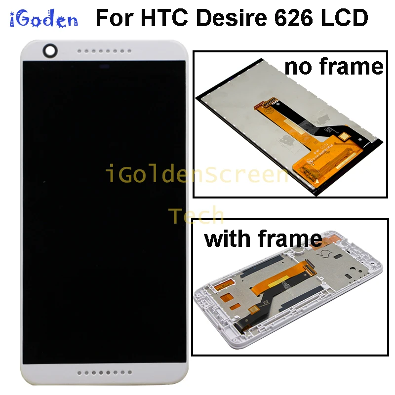 100 probado para HTC 626 626G pantalla LCD de montaje de digitalizador