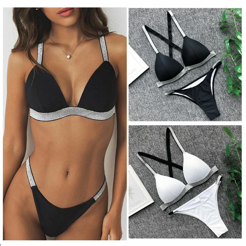 

2019 Meihuida Fashion New Women Sexy Bra Sets Women Thin Cotton Breathable Comfortable Underwear Patchwork Lingerie Set