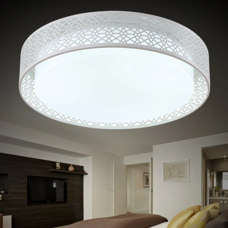 

LED ceiling light modern 220v living room bedroom dining room tricolor dimmable 24W white 24W energy saving