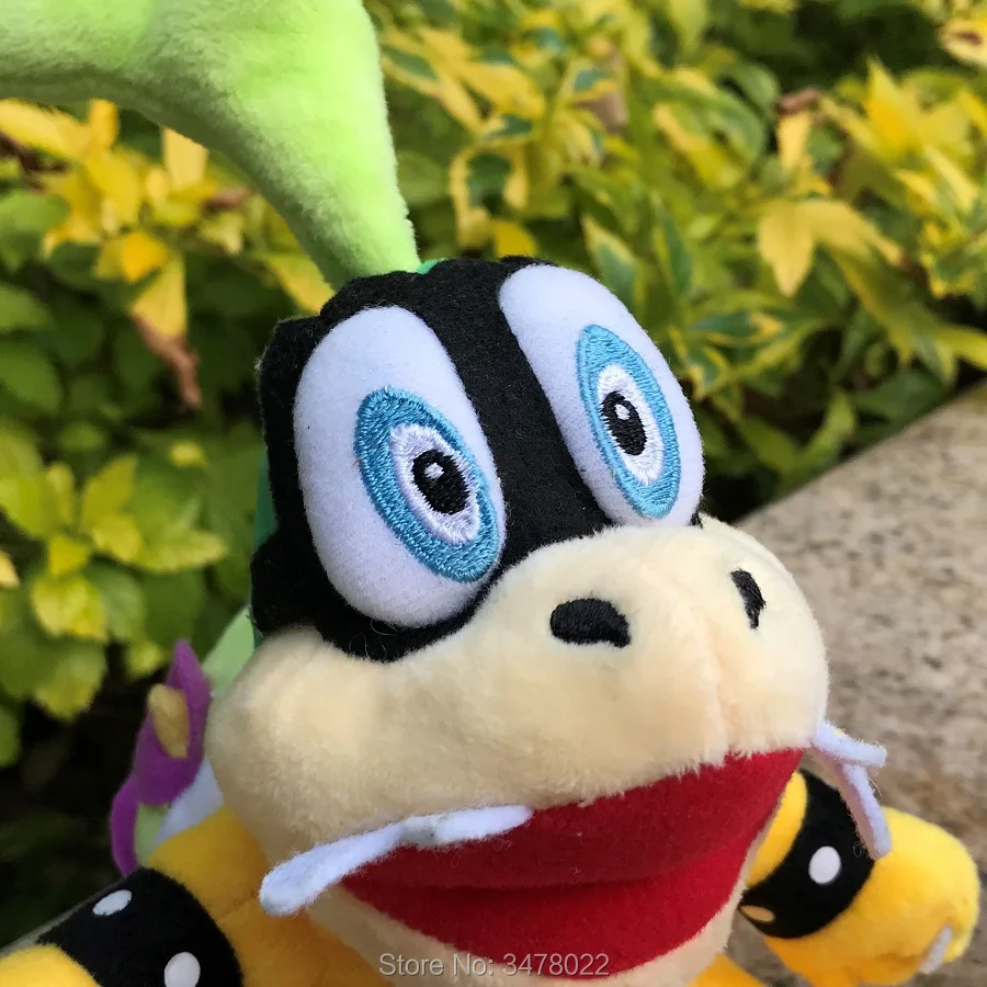 Twins Bowser Koopalings Iggy & Lemmy Koopa Super Mario Bros плюшевые игрушки сын Мягкое Животное кукла