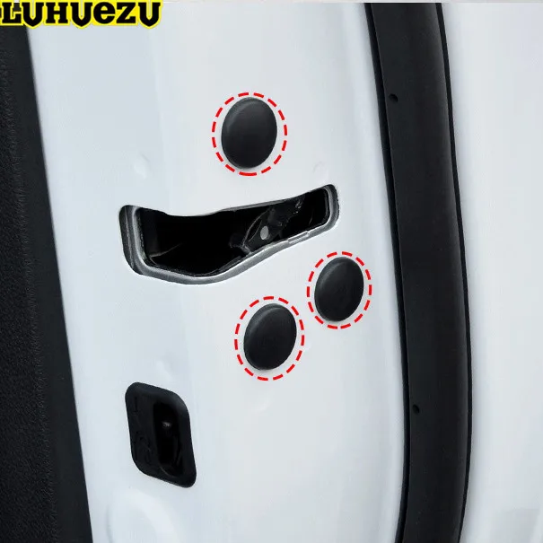 

Luhuezu12PCS Door Lock Screw Protector Cover For Nissan Qashqai X-trail Juke Murano Versa Sunny Sentra Teana Altima Accessories