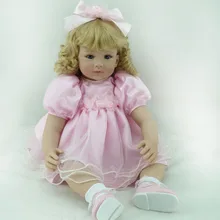 Популярный виниловый стикер Силиконовые перерожденные куклы младенцы, сопровождать реалистичные принцесса кукла "малыш" малыш high-end рождественские изысканные новогодние подарки