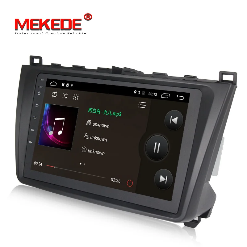 Cheap 4G LTE 1024*600 Android 7.1 car dvd gps For Mazda 6 2008 2009 2010 2011-2015 Autoradio Multimedia Audio Stereo GPS No DVD play 4