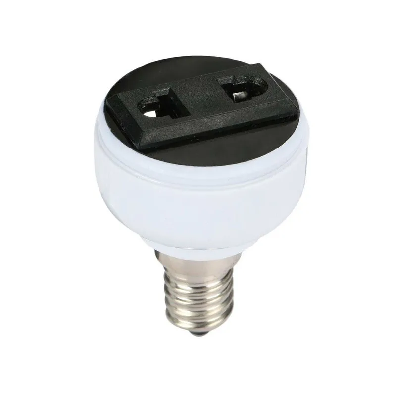 

Bulb Holder Practical Power Socket TParts 5.2 * 4 * 4cm for EU/ US Plug Converter Lamp Adapter wo-Pin Outlet Lighting