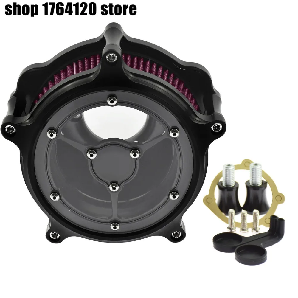 Motorcycle Clarity See Through Air Intakes For Harley Dyna 2000 2017 XL