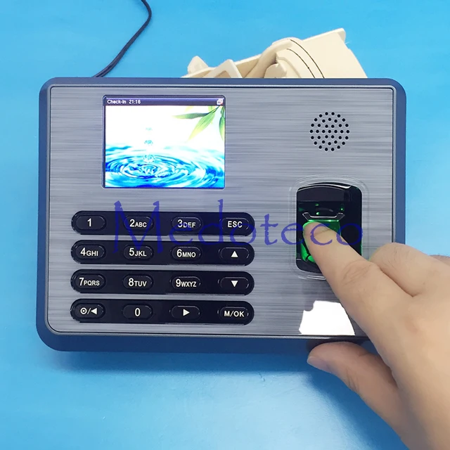 tx628 tcp ip biometric fingerprint time attendance employee
