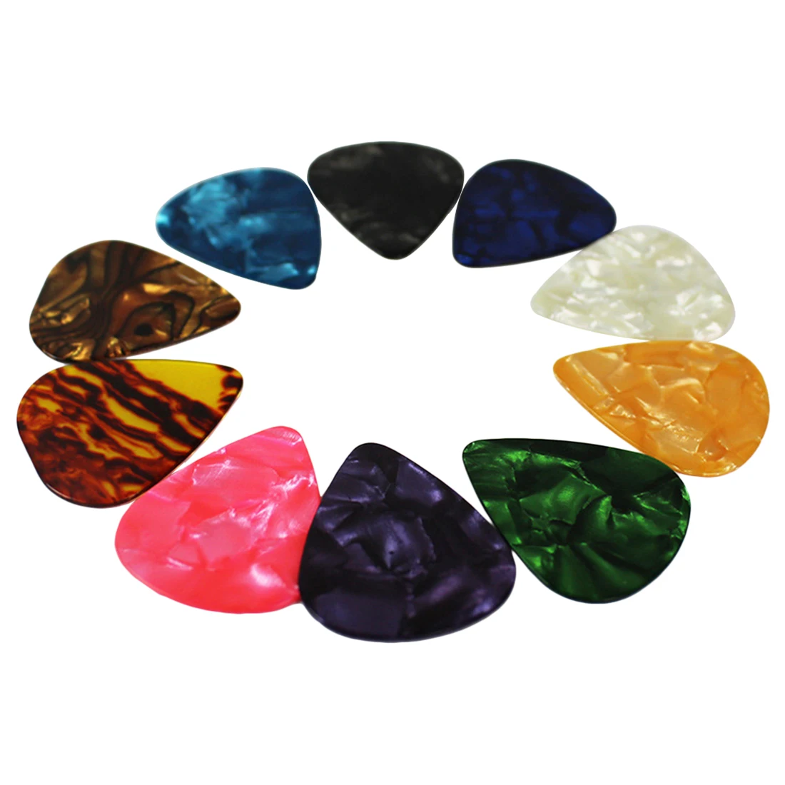 

New Arrival 1pcs Random Color Guitar Picks ABS Plectrum Plucked String Instrument Guitar Accessories for Guitar Player