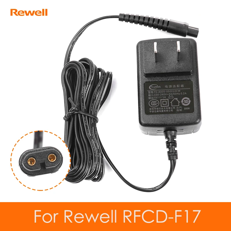 Оригинальное зарядное устройство, адаптер питания для F17 Rewell RFCD-F17, профессиональный триммер для волос, электрическая машинка для стрижки волос, зарядное устройство