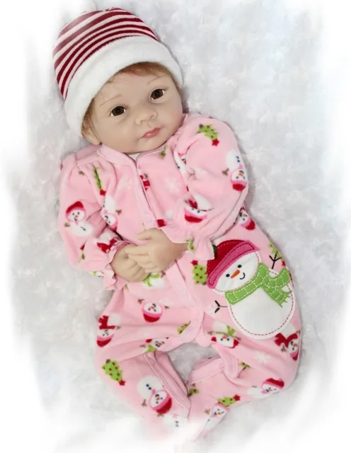22 Lifelike Silicone Reborn Baby Alive Vinyl Realistic Newborn 22 Lifelike Silicone Reborn Baby Alive Vinyl Realistic Newborn Doll Kids Playhouse Toys Gift