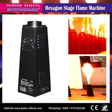 CE passed good quality six angle professional stage effects fire spray flame projector for dj night club show