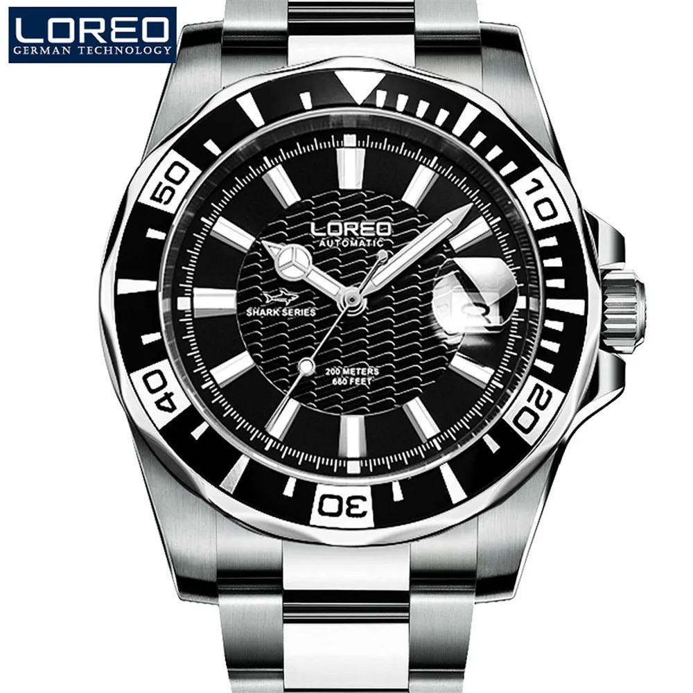 LOREO العلامة التجارية الفاخرة التلقائي الميكانيكية ووتش الكلاسيكية الياقوت الطلب الكامل للصدأ ووتش الرجال للماء 200 M الذكور الأزياء ساعة LOREO العلامة التجارية الفاخرة التلقائي الميكانيكية ووتش الكلاسيكية الياقوت الطلب الكامل للصدأ ووتش الرجال للماء 200 M الذكور الأزياء ساعة