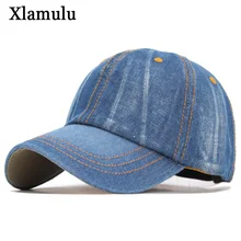 Xlamulu, бейсболка s, шапки для мужчин, потертые джинсы для женщин, Snapback, джинсовые джинсы, пустые, Casquette, Bone Gorras, повседневная мужская Кепка для папы, шапки