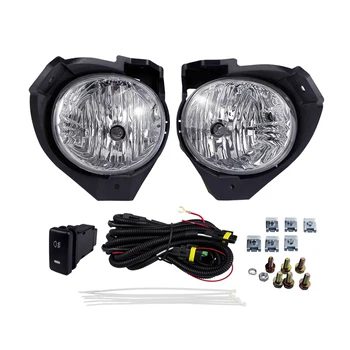 

For TOYOTA HILUX VIGO 2008 Fog Light Assembly Car Lights ABS Plastic 4300K Yellow 12V 55W Halogen Lamp Accessories