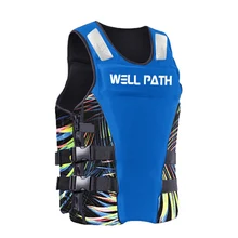 Colete de vida das mulheres dos homens neoprene profissão coletes de pesca surf deriva flutuabilidade coletes salva-vidas para adulto natação colete para crianças(China)