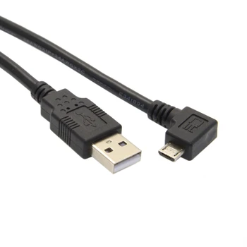 

Chenyang 90 Degree Right Angled Micro USB Male to USB 2.0 Data Charge Cable for Cell Phone & Tablet 5m