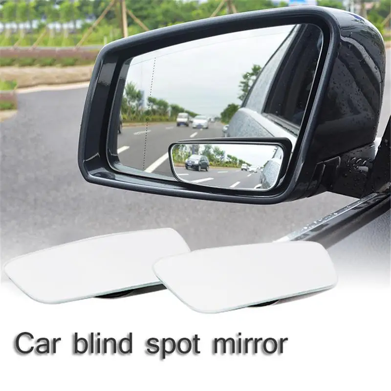 2pcs HD Adjustable Blind Spot Mirrors Car Rearview Mirrors Rear View